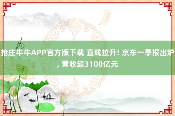 抢庄牛牛APP官方版下载 直线拉升! 京东一季报出炉, 营收超3100亿元